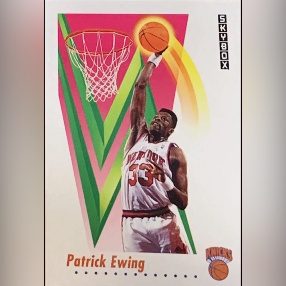 1991-1992 skybox Patrick Ewing